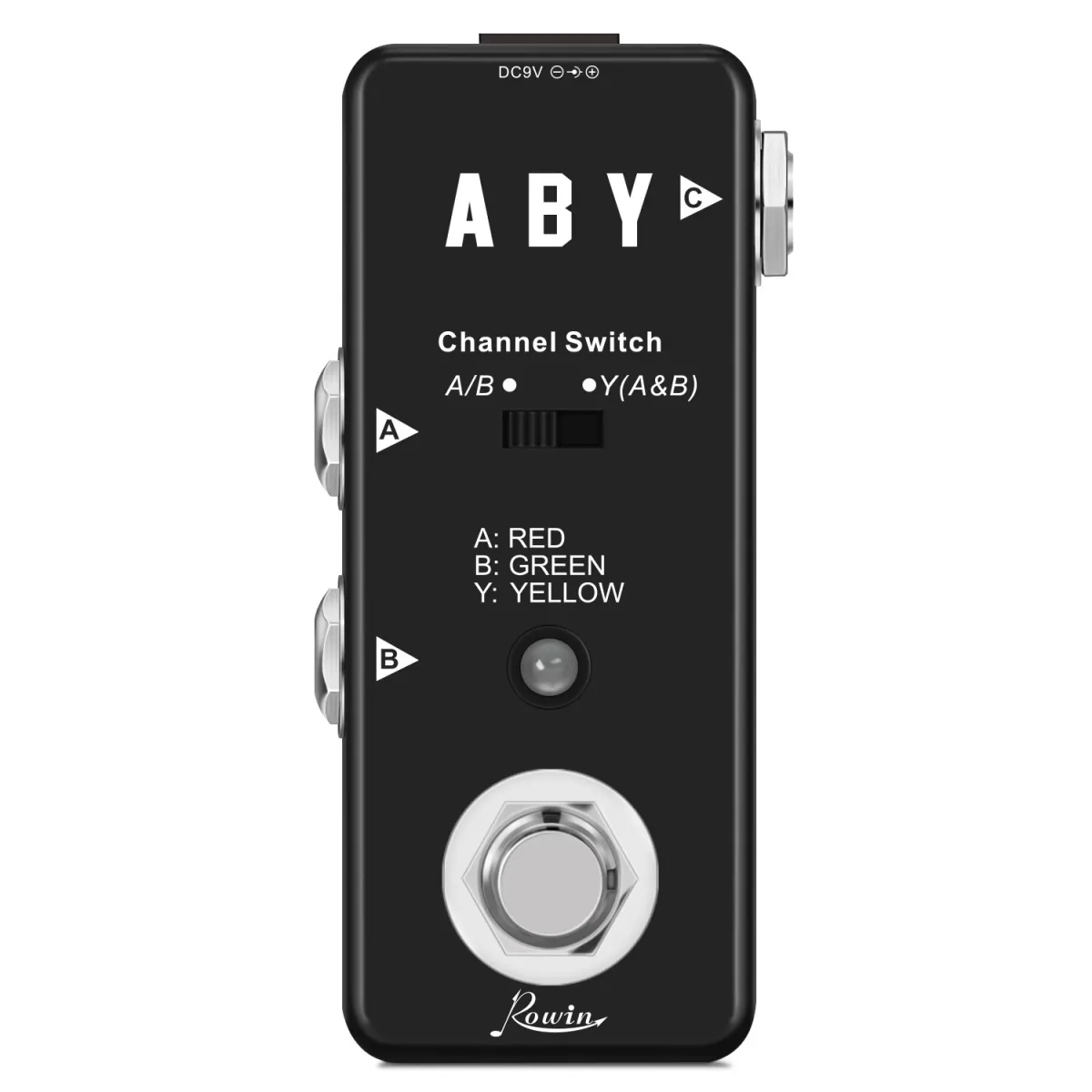 Rowin LEF-330 ABY gitarska pedala switch splitter