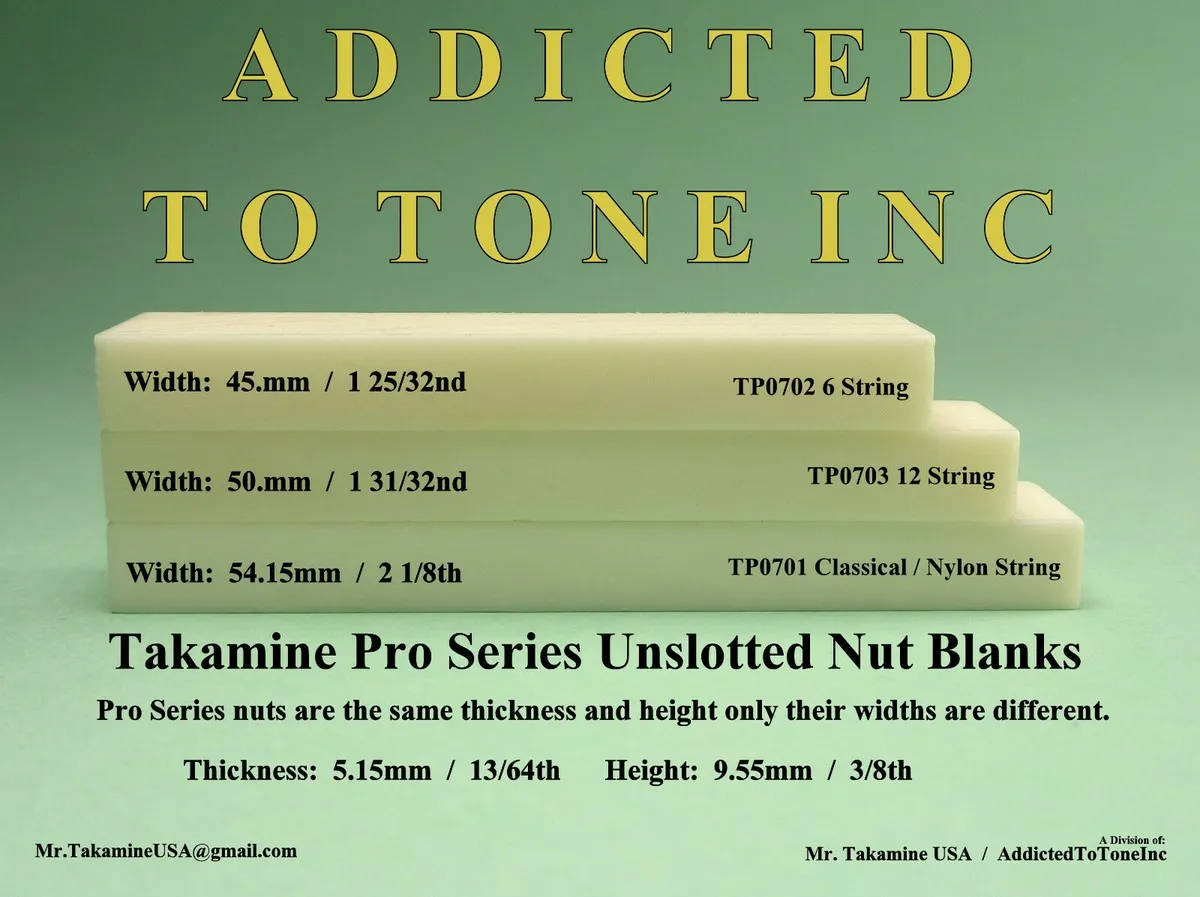 Takamine TP0701 Nut / Češalj za gitaru
