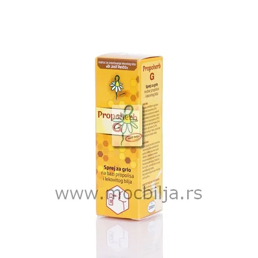 Propoherb G 30 ml – Sprej za grlo na bazi propolisa i lekovitog bilja