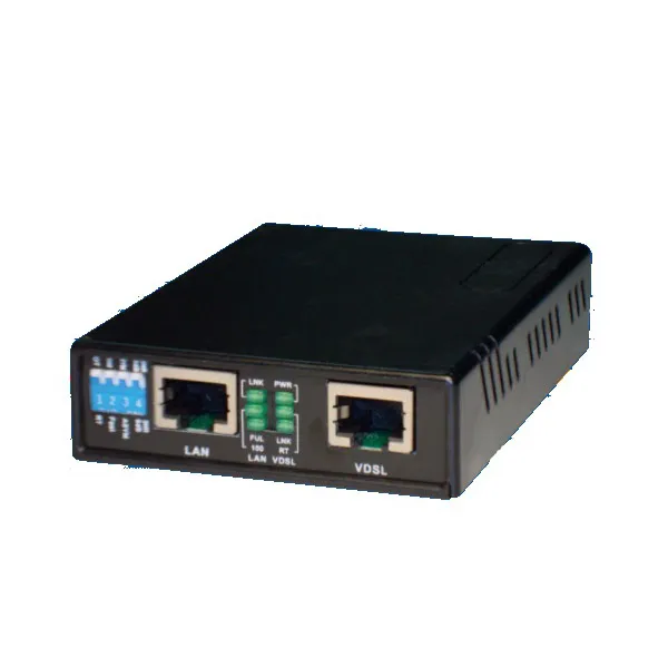 Proscend 100M VDSL2 LAN Exstender / modem, 1 Ethernet port 10/100Mbps + 1 VDSL2 port brzine do 100Mb/s up/downstream (domet do 1-3km preko 1 parice), može se montirati u 19" rack šasiju, CO/CPE (Tupavco TEX-100)