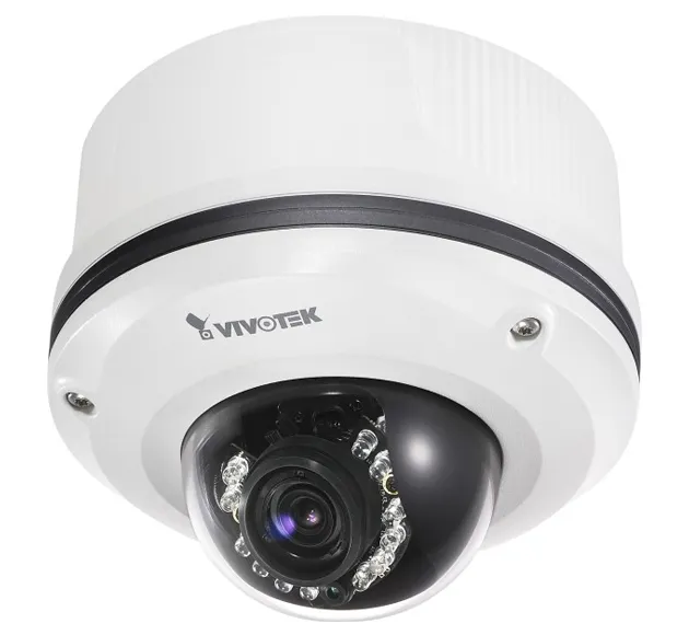 Vivotek FD7141 dome outdoor IP66 anti-vandal dan-noć IP kamera, 0.4 MPix, 30 fps, WDR, IR LED do 15m, 3.3-12mm Vari-focal, MPEG4+MJPEG Dual Streaming, BLC, Privacy maske, audio, lokalno snimanje, DI+DO, anti-tamper, PoE