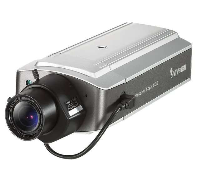 Vivotek IP7153 box dan-noć IP kamera, VGA 0.3 Mega Pixel @30fps, 0.2 Lux SONY Progressive Scan CCD, 2.9-8.2mm Vari-focal, Auto-iris, MPEG4+MJPEG Streams, lokalno snimanje, dvosmerni audio, mikrofon, DI+DO, PoE