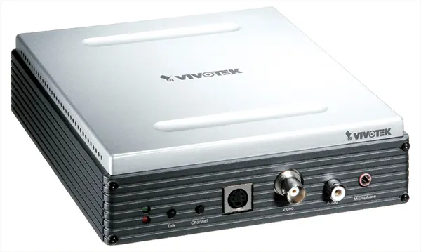 Vivotek RX7101 Video Receiver za integraciju do 20 IP kamera/servera na analogni CCTV sistem, istovremeno 1-kanal D1 ili 4-kanala CIF rezolucije, RJ-45 ulaz i RCA/S-video/BNC izlaz, mikrofon, RS-485, 4xDO, 12V/0.5A izlaz