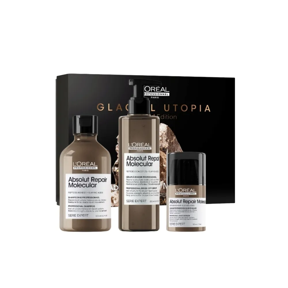 Absolut Repair Molecular Trio Set 2024 (Shampoo + Rinse-Off Serum + Leave-In Mask)*