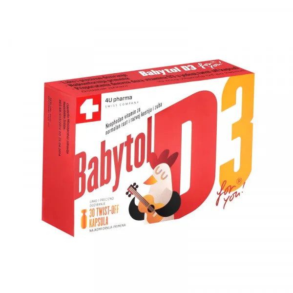 BABYTOL D3 TWIST-OFF 30 kapsula