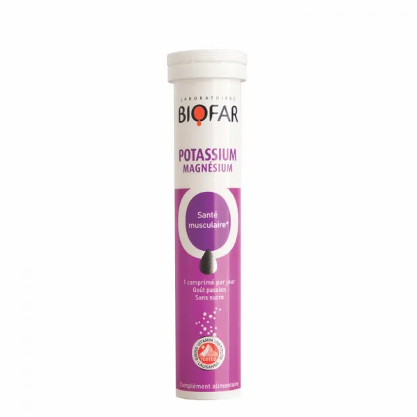 BIOFAR-K + Mg + B1, B2 20 šumećih tableta