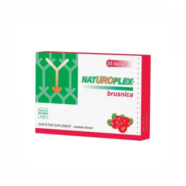 NATUROPLEX BRUSNICA 20 kapsula