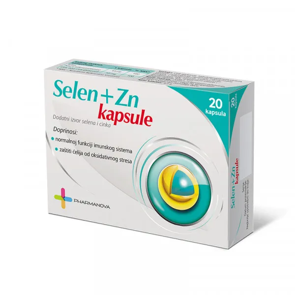 SELEN + CINK 20 kapsula