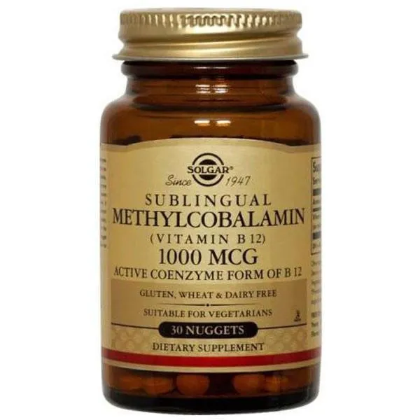 SOLGAR METHYLCOBALAMIN B12  30 tableta