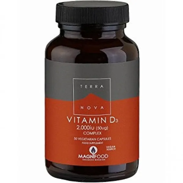 TERRA NOVA VITAMIN D3 kapsule 50X2000IJ
