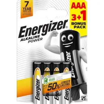 ENERGIZER ALKALINE BATERIJE AAA 3+1 (4 KOM) 2510