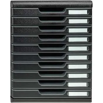 EXACOMPTA BOKS 10 FIOKA CRNA MODULO A4