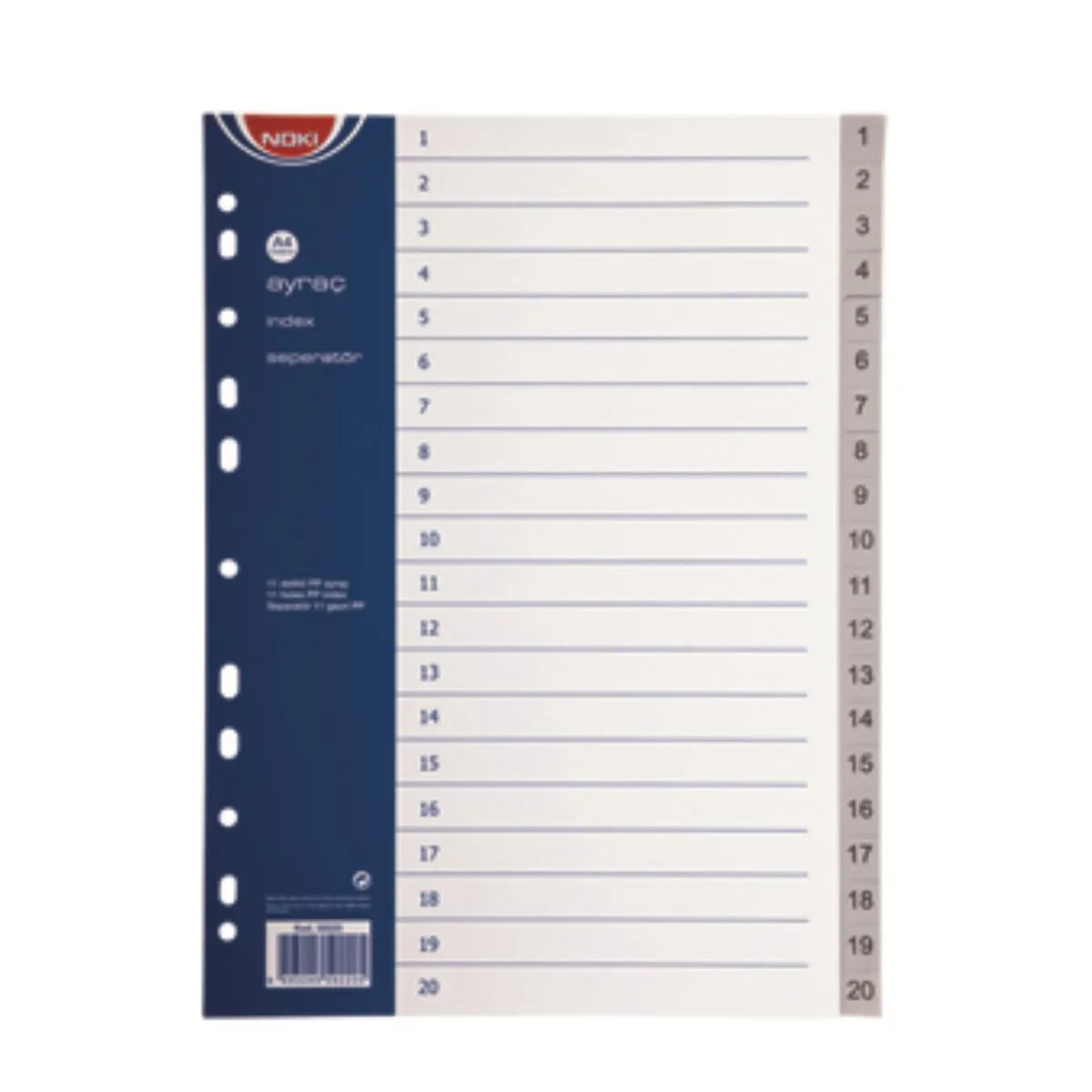 NOKI INDEX PVC 20 CIFARA