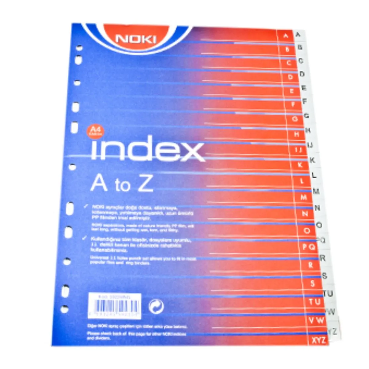 NOKI INDEX PVC A-Z  04PK2008