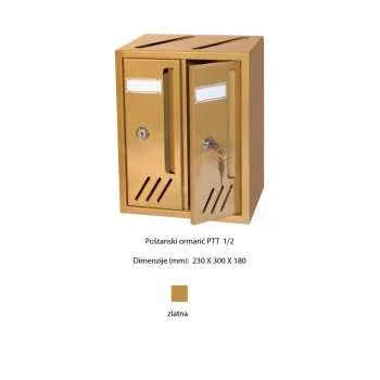 POŠTANSKO SANDUČE PTT 2/1 - 23x30x18cm(ŠxVxD)