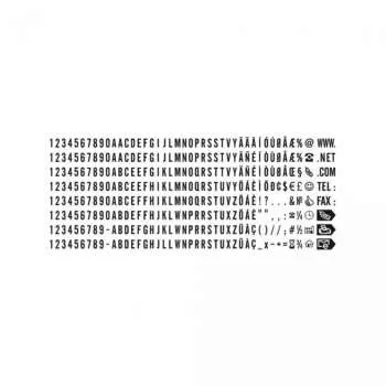 TRODAT SET SLOVA SRPSKI 3MM 6003/ ZA TYPO 4911