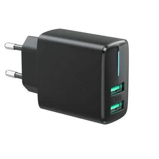 Adapter 2xUSB-A 230V 1x1A + 1x2.4A Car Commerce