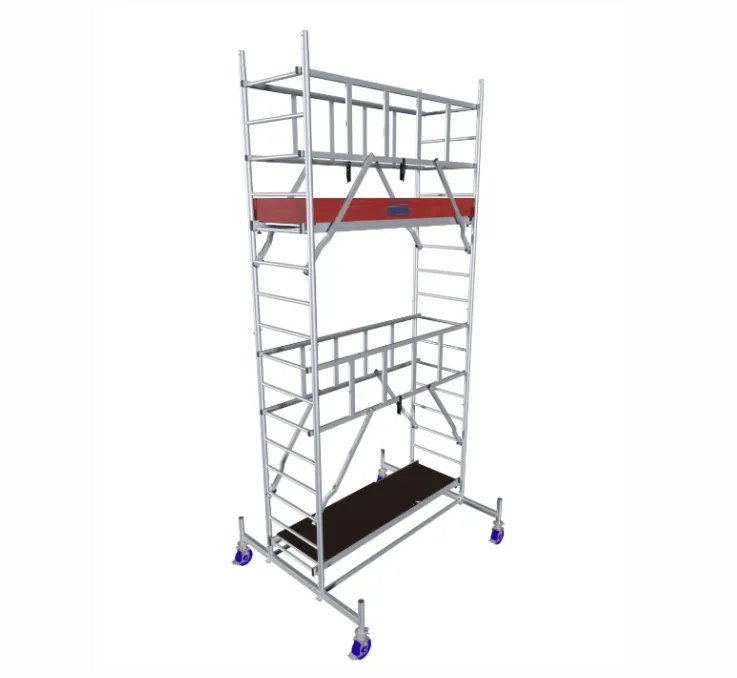 Alumin. skela PROTEC 2x0.75 m radna visina 5.3m Krause