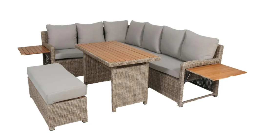 Baštenska garnitura Verona 2xsofa+klupa+sto Greemotion