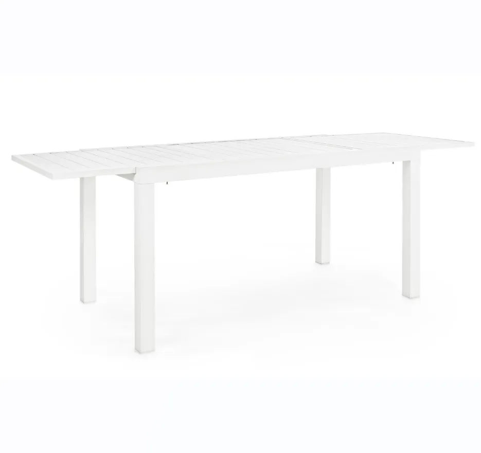 Baštenski sto Hilde 77x140-210x75cm beli Bizzotto