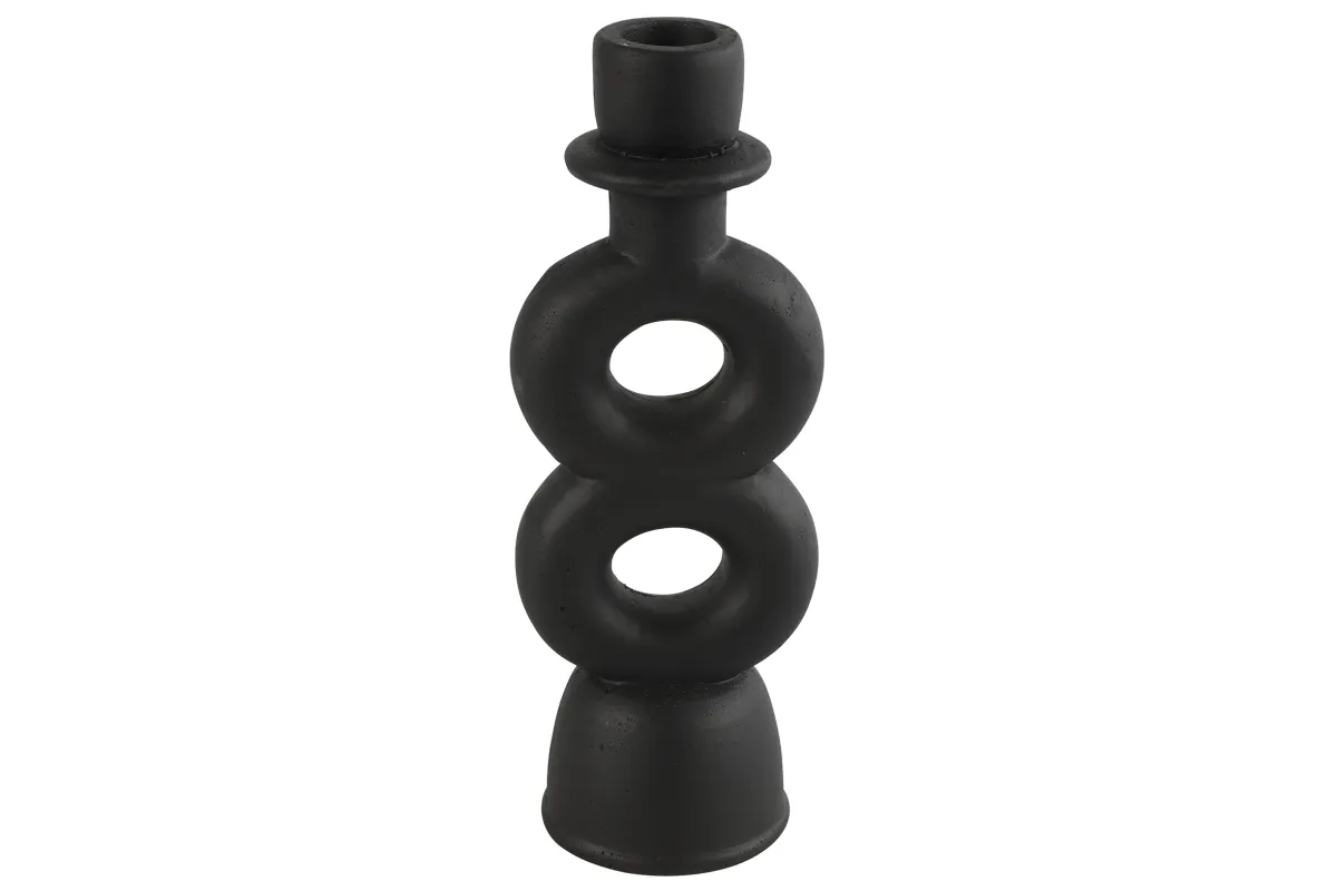 Držač za sveću Infinity 23cm crni Countryfield