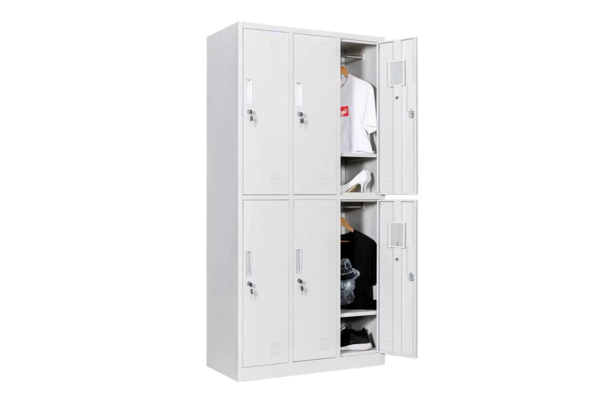 Garderobni ormar SW-L3B2 180x90x45cm 6/1 sv. sivi SafeX