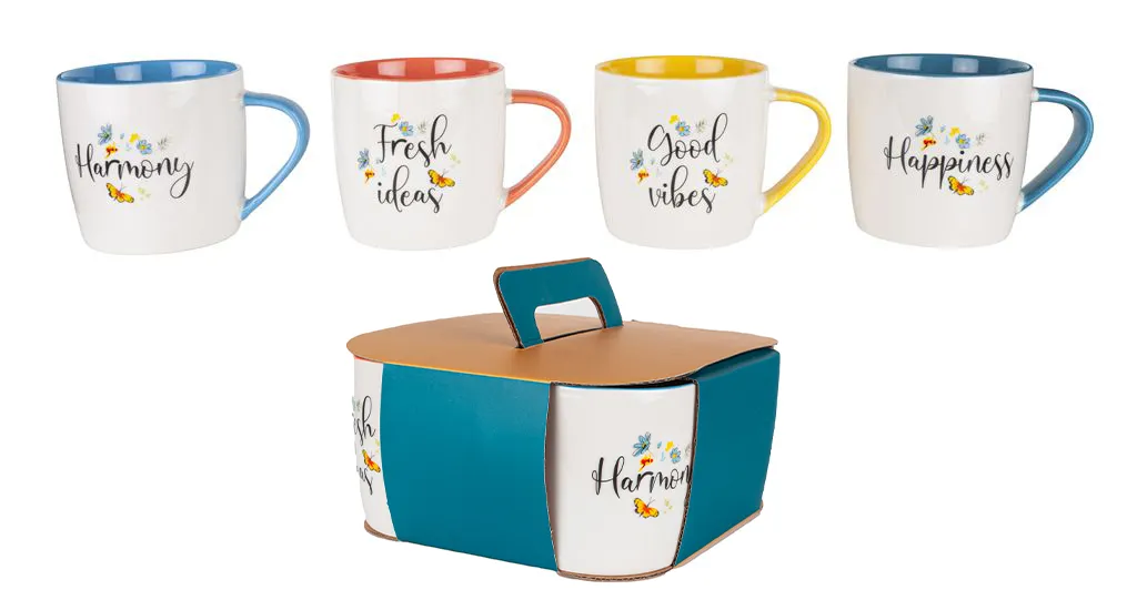 Garn. šolja H-BOX Good vibes 300ml 4/1 sort Alpeks