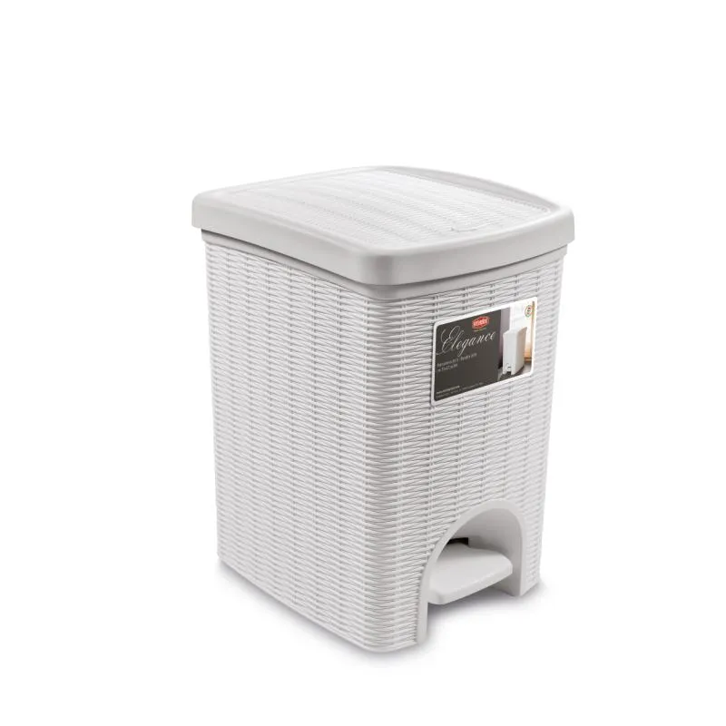 Kanta za otpatke sa papučicom Elegance 20l bela pvc Stefanplast