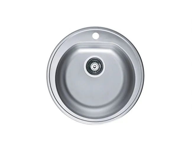 Inox sudopera sa jednim koritom okrugla - FORM 30 fi 510x185mm - bez sifona - Alveus