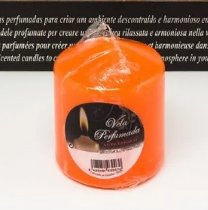 Mirisna sveća - tropsko voće 135g narandžasta Velas Lumar