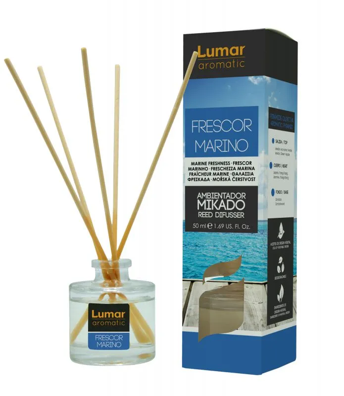 Mirisni difuzer 50ml sa 5 štapića Mikado Marina Breeze Lumar