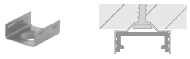 MLL-02 Nosač za led profile  LL-02 i LL-03 Laguna