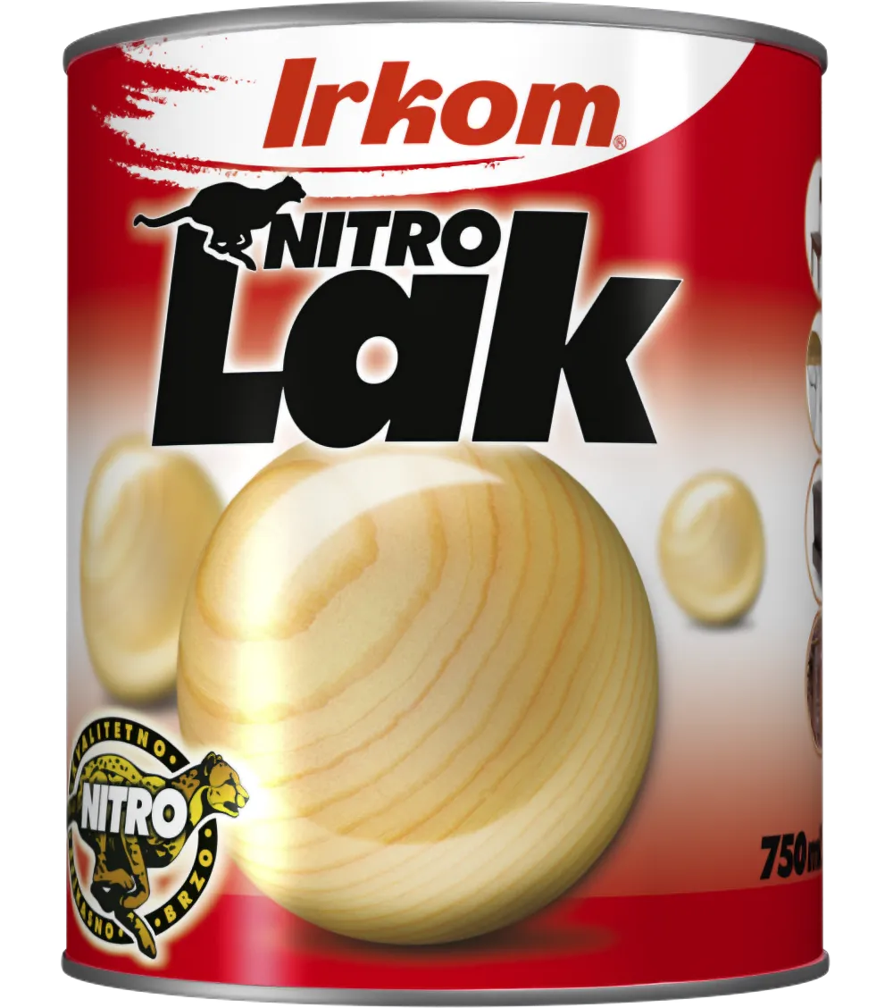 Nitro lak bezbojni mat 0.75l Irkom