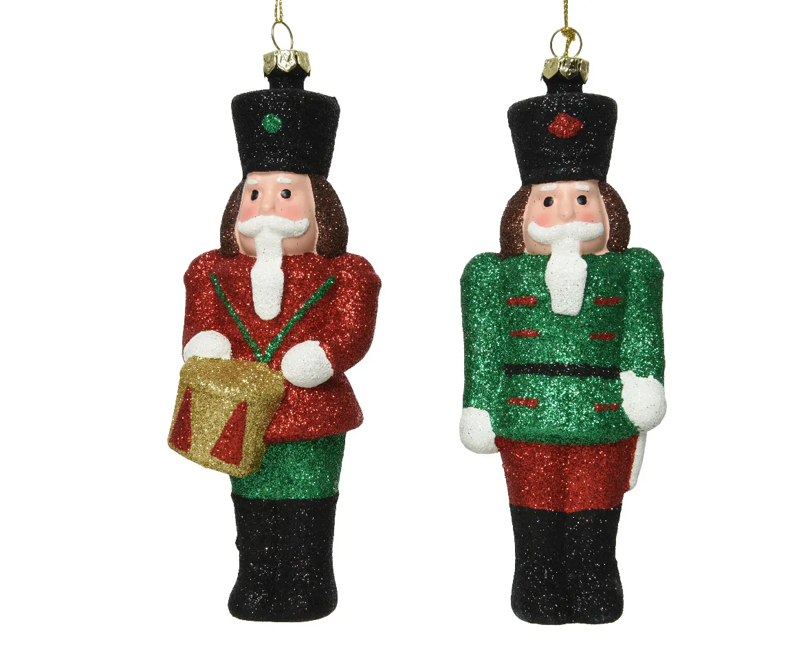 Novog. kićanka-Krcko Oraščić 16.5cm sort Decoris