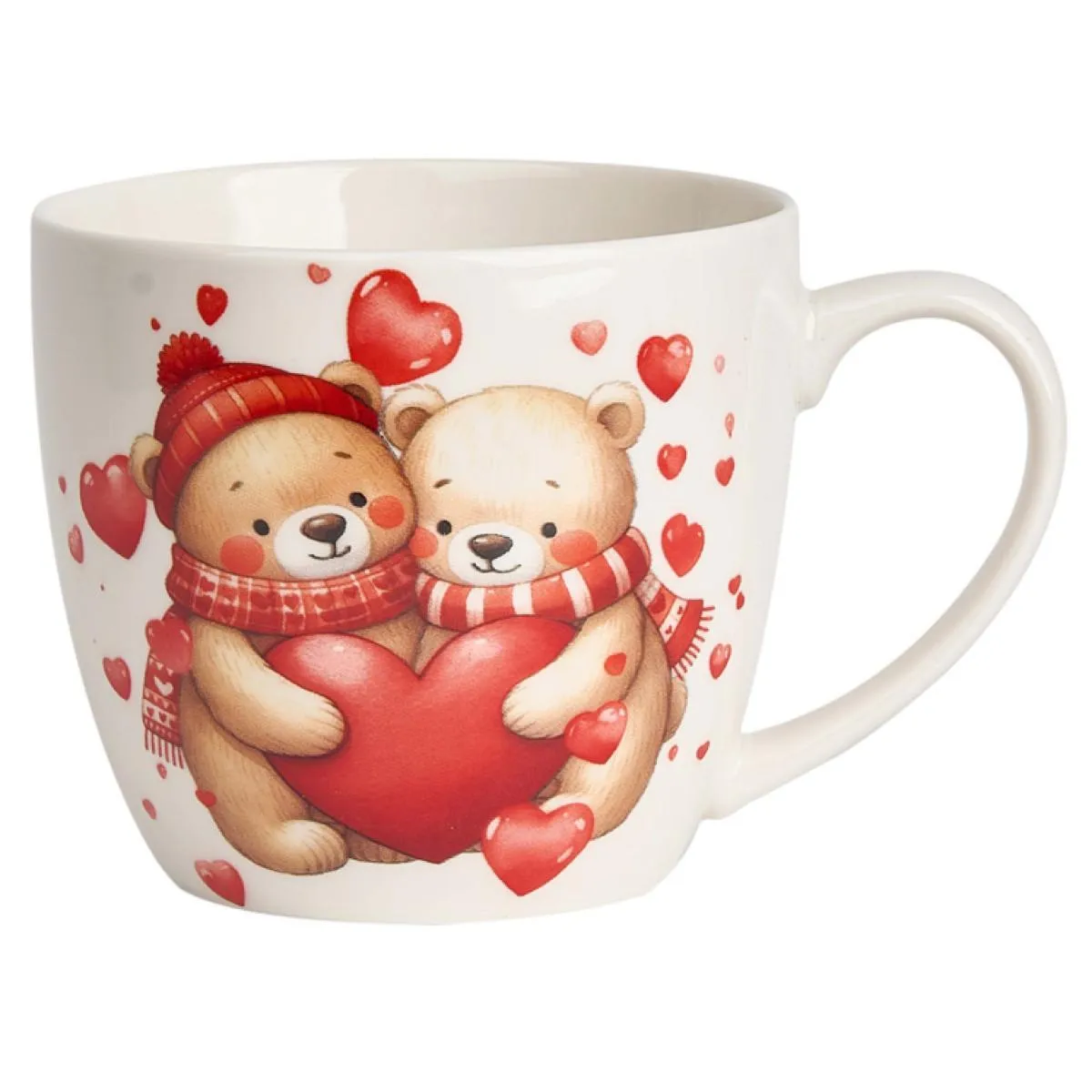 Šolja za čaj Hearts Teddy Bears 460ml u poklon pakovanju Duo