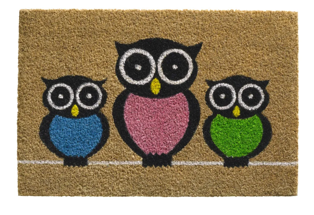 Otirač za noge RUCO PRINT Owls