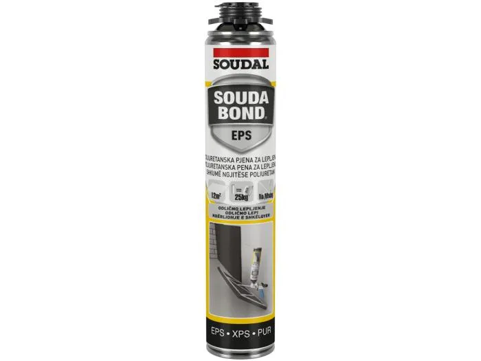 Pištoljska pur pena za stiropor Soudabond EPS 750ml Soudal