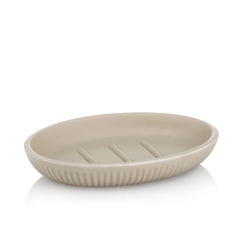 Posuda za sapun Adele 13.5x9.5x2cm bež Kela