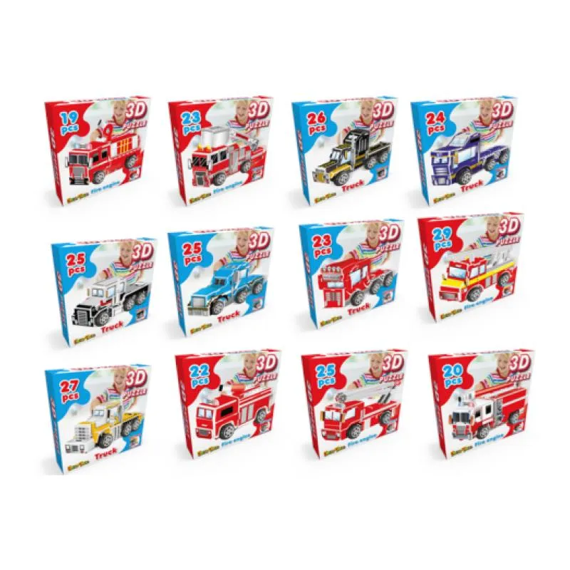 Puzle 3D vatrogasno vozilo sort Eddy Toys