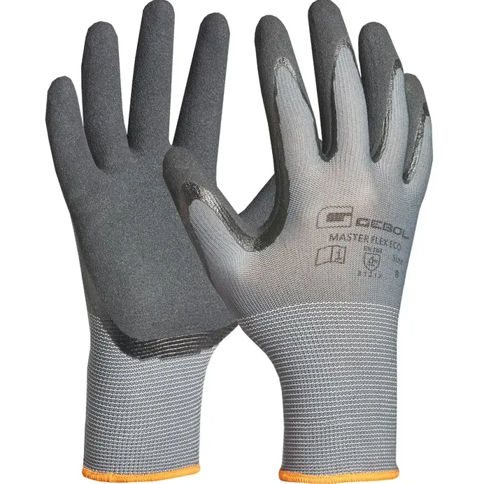 Radne rukavice MasterFlex Eco vel. 9 crno-sive Gebol