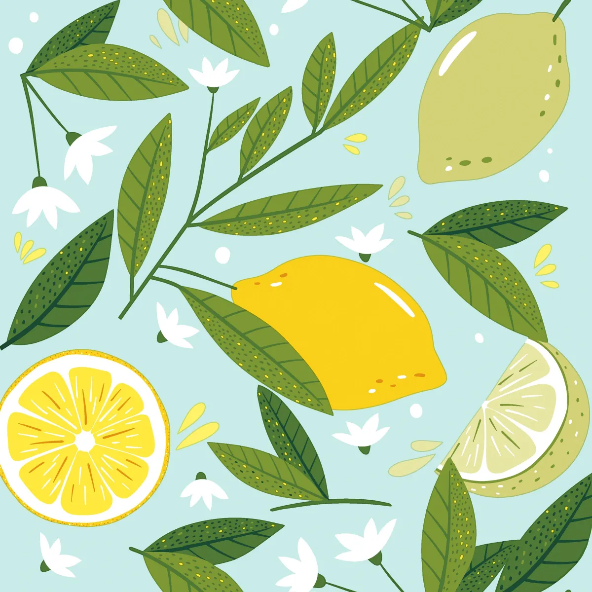 Salvete Lemon Tree 33x33cm troslojne 20/1 Paper+Design