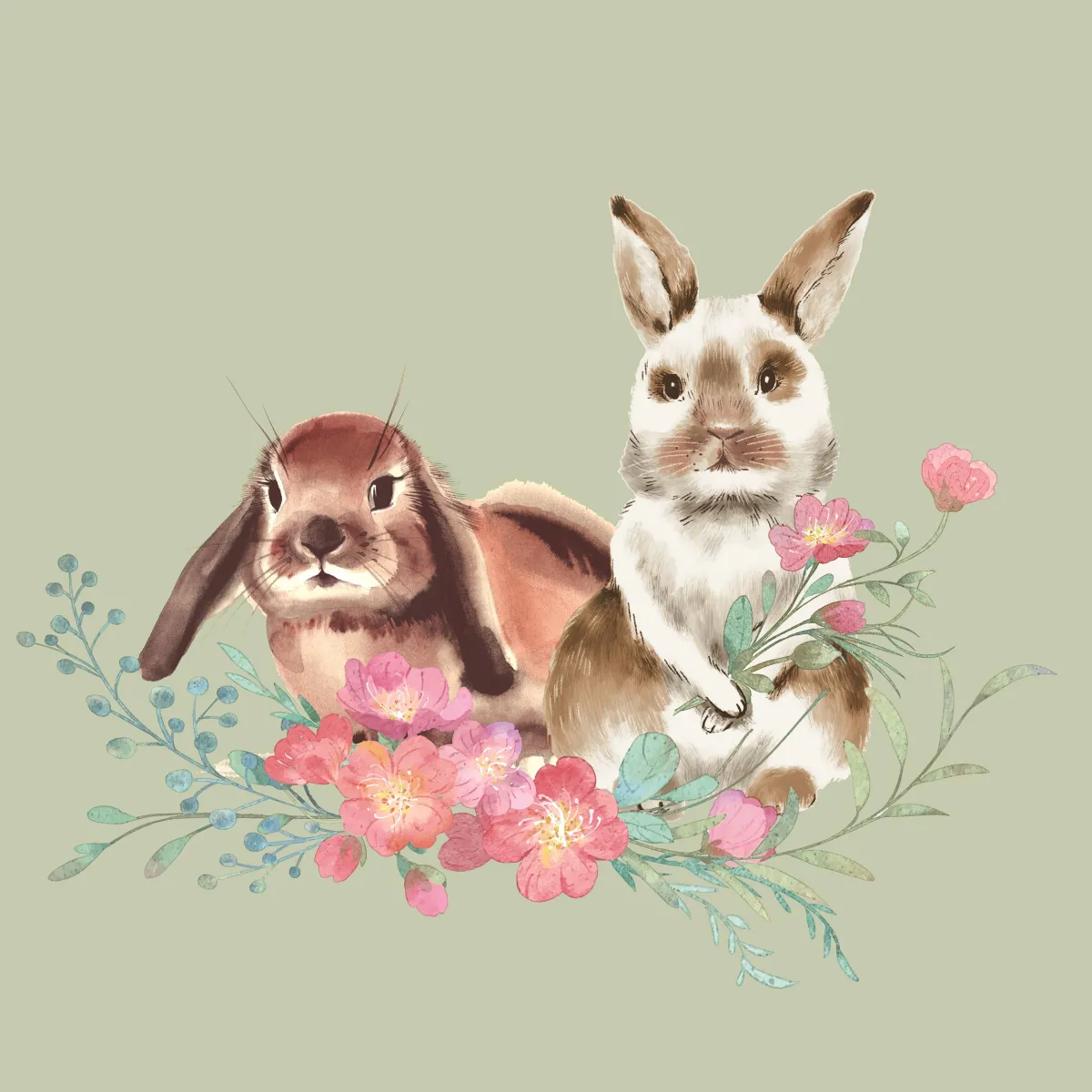 Salvete Misty Easter 33x33cm troslojne 20/1 Paper+Design