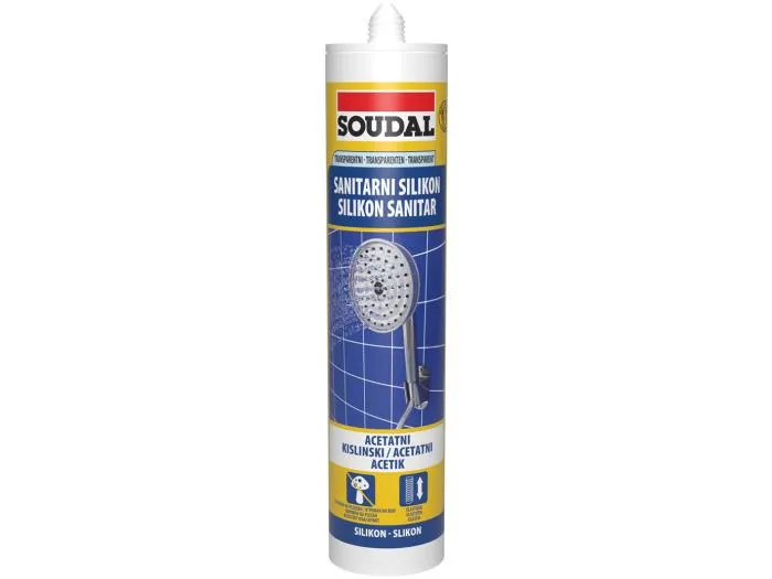 Silikon sanitarni STOP budji 280ml transparentni Soudal