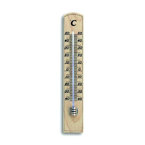 Sobni termometar 35x15x206mm drvo bukva TFA