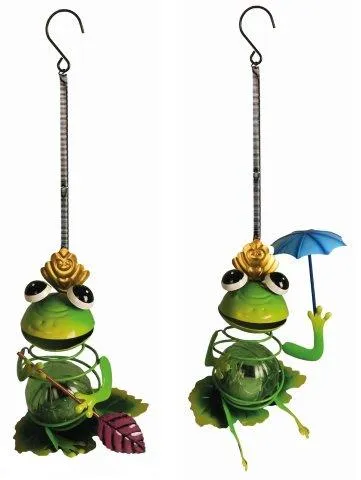 Solarna svetiljka Frog Hang Led 1.2V zelena Luxform