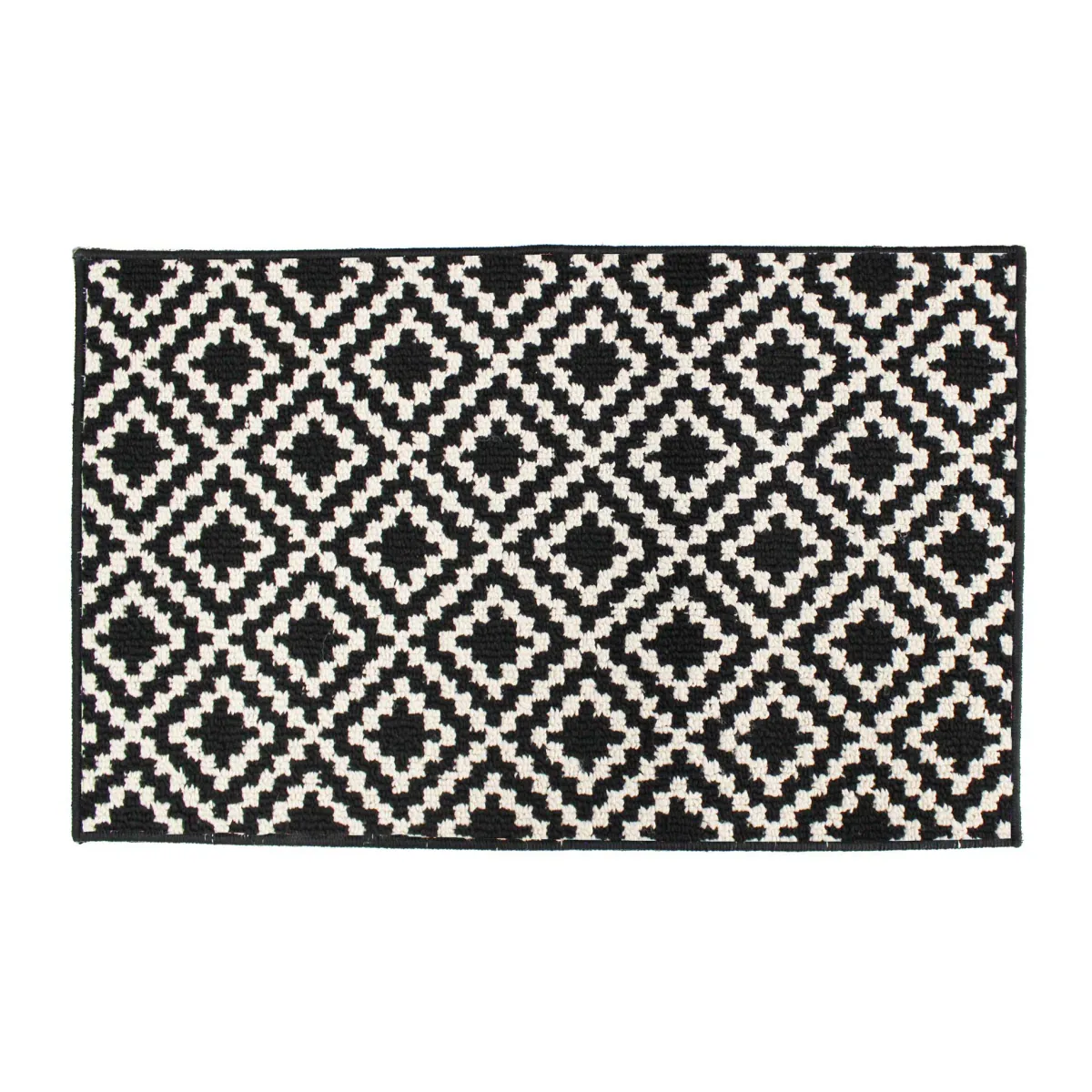 Staza Losibi 50x80cm crna/bež dezen kockica Douceur d Interieur