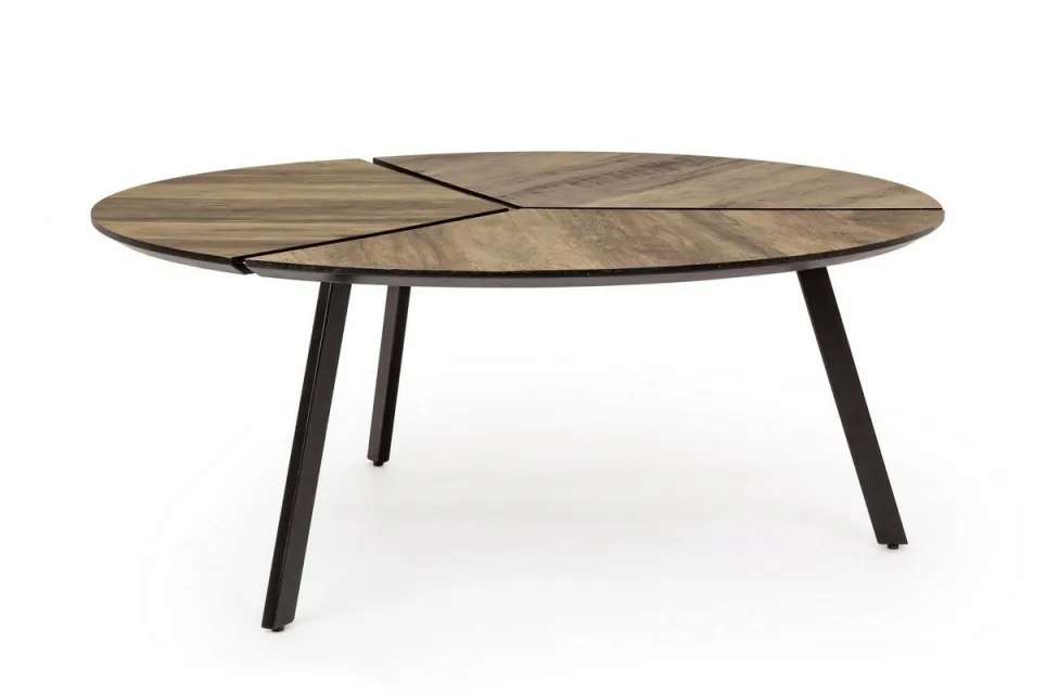 Stočić Tribeca fi 86x35cm braon Bizzotto