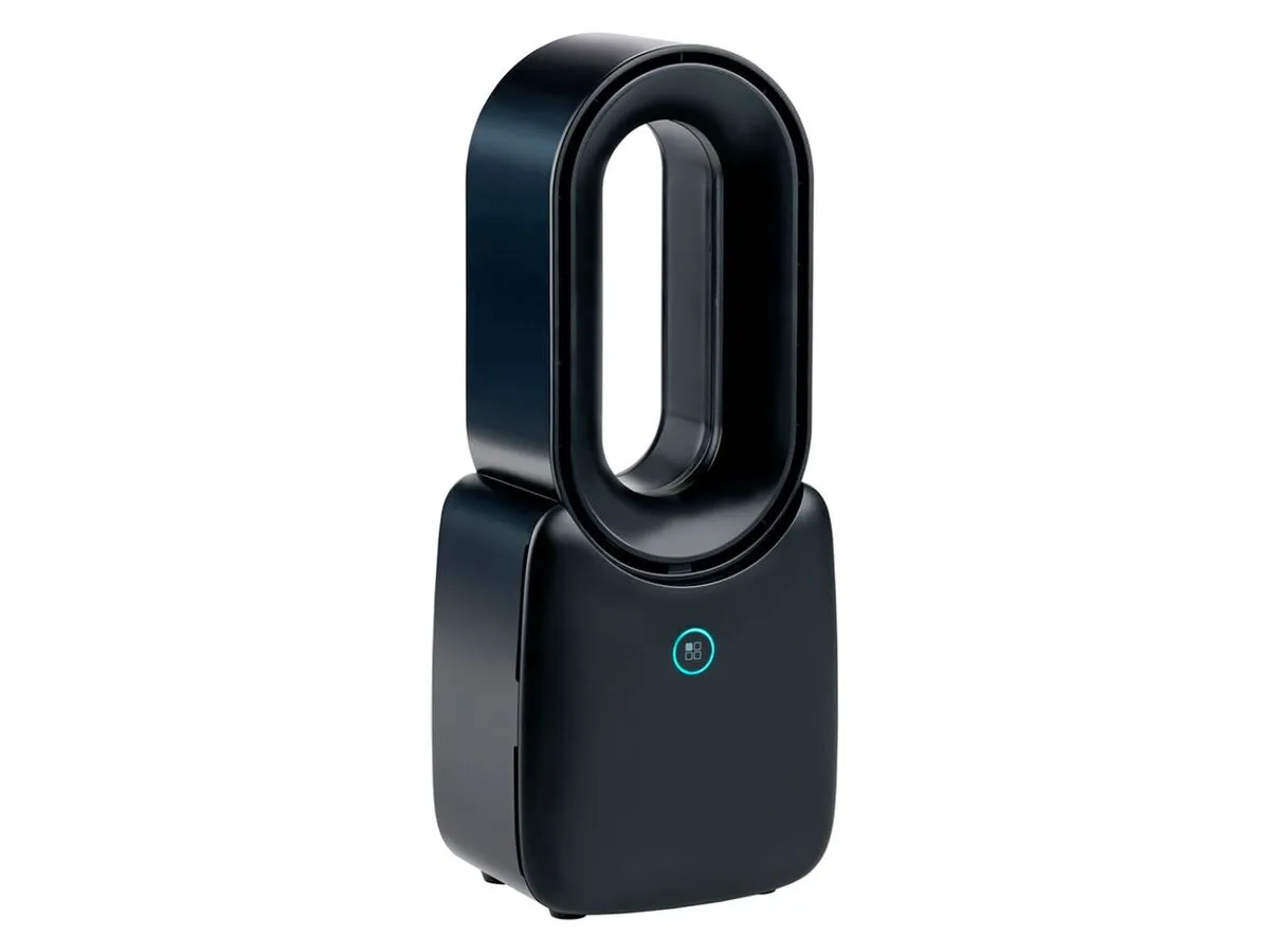Stoni punjivi ventilator F1-B 5V bez lopatica crni Lifetime