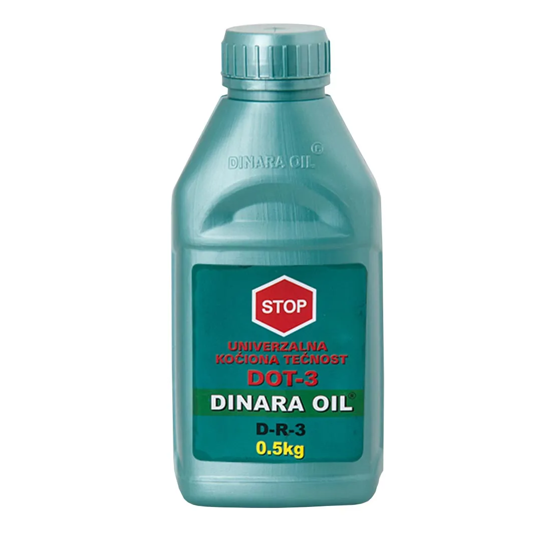 Tečnost za kočnice D-R-3 (DOT 3) 500ml Dinara Oil