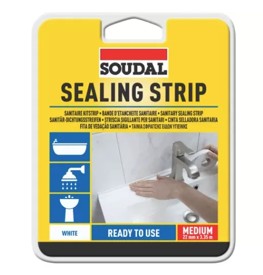 Traka za kadu Sealing strip 22mmx3.35m bela Soudal